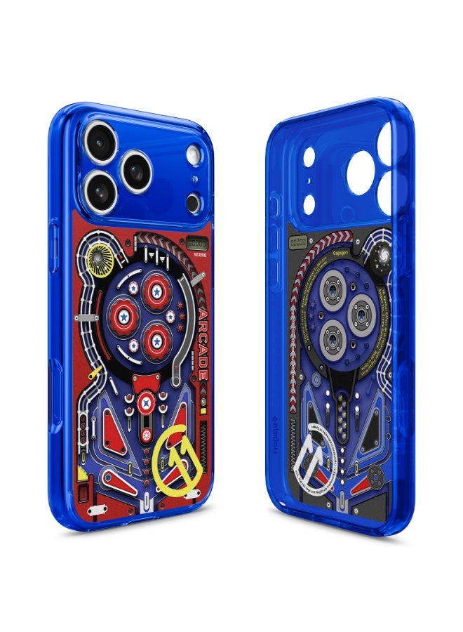 Spigen Ultra Hybrid MagFit for iPhone 17 Pro MAX Case Cover with MagSafe [3D Spatial Effect with Hexa-Layer Print] - C11 Arcade - Image 1